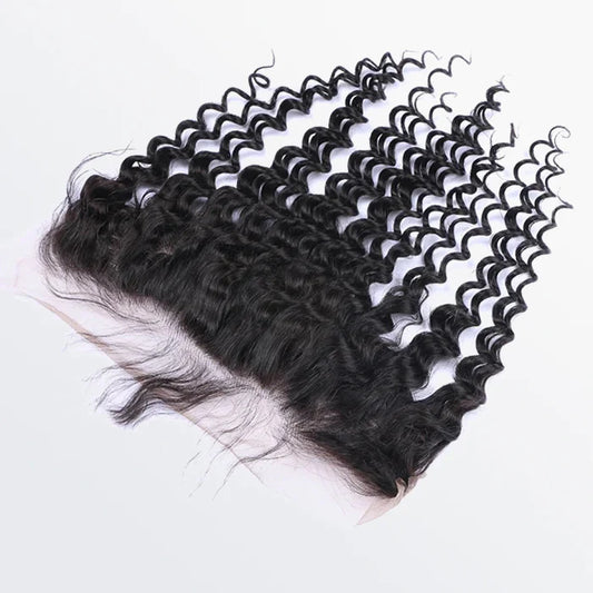 14-20 Inch 13" x 4" Deep Curly Free Parted Frontal