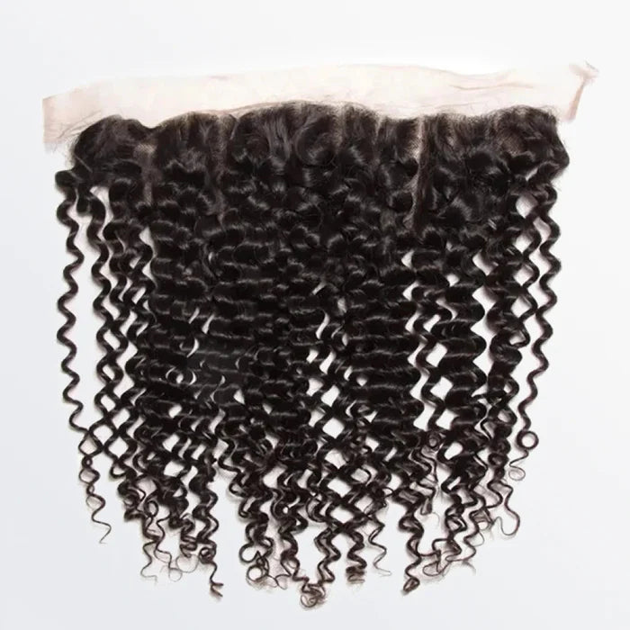 14-20 Inch 13" x 4" Italy Curly Free Parted Frontal