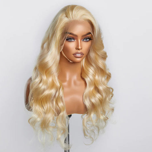 16-30 Inch Pre-Plucked 13"x4" Body Wavy Lace Frontal Wig