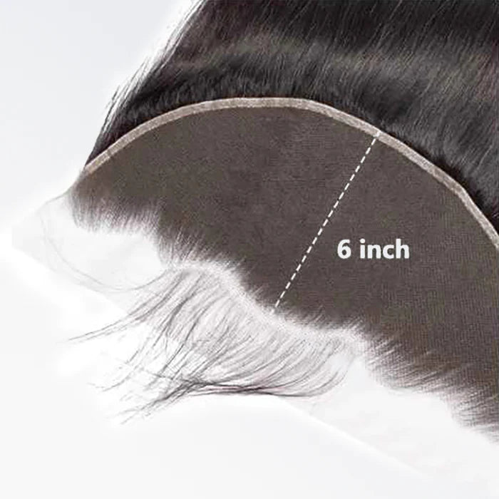 14-20 Inch 13" x 6" HD Straight Free Parted Frontal