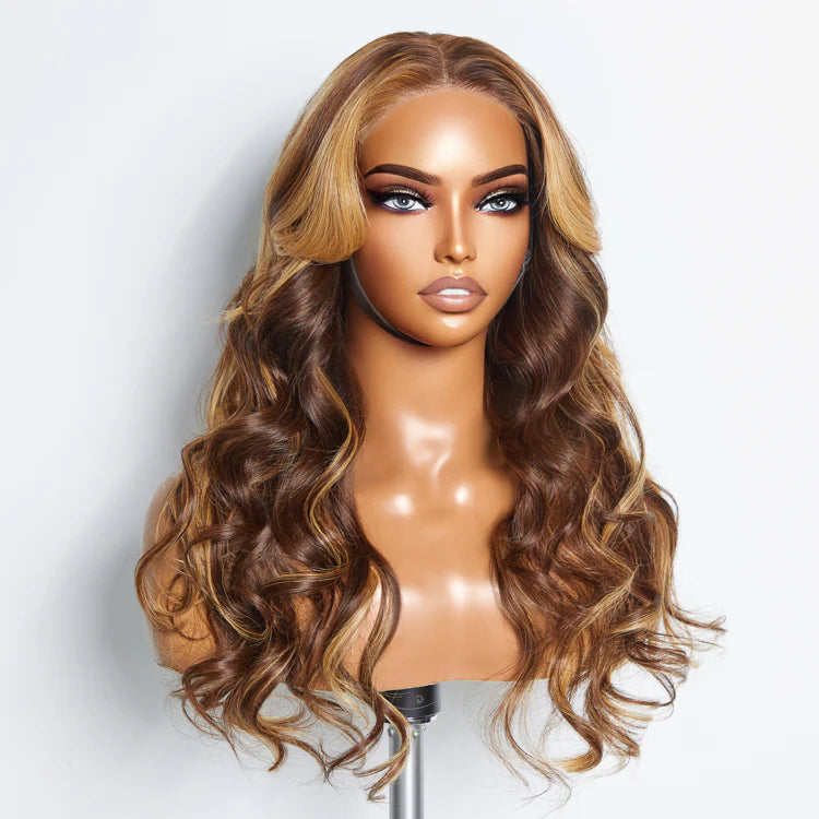 .24 Inches 5"x5" Body Wavy Wear & Go Glueless Lace Closure Wig