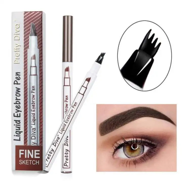 Waterproof Fork Tip Eyebrow Tattoo Pen