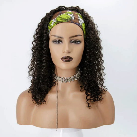 16 Inches Grab-N-Go Headband Deep Curly Wig