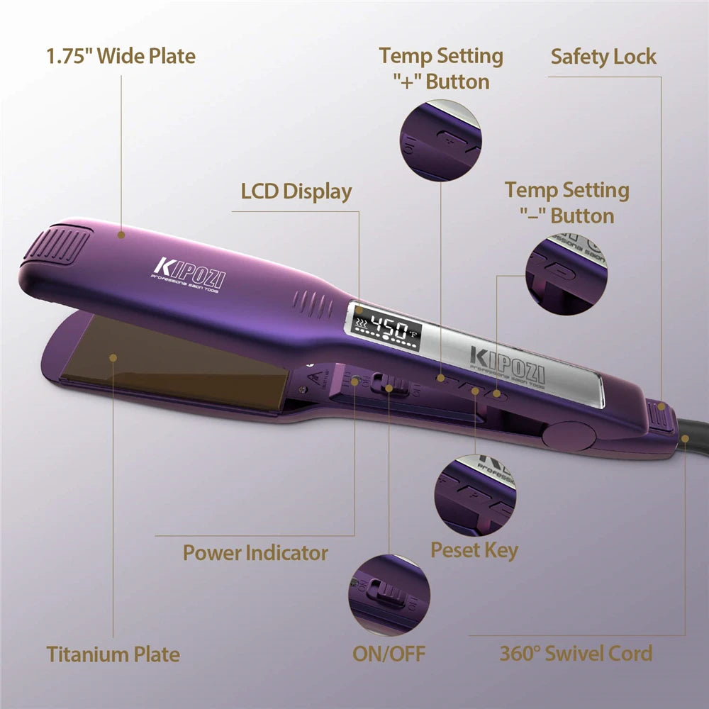 2 Inch Professional Nano-Titanium Flat Iron