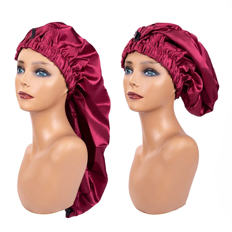 Extra Long Satin Bonnet