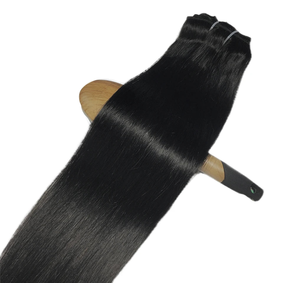 20-26 Inch Brazilian Straight Human Hair Clip-Ins