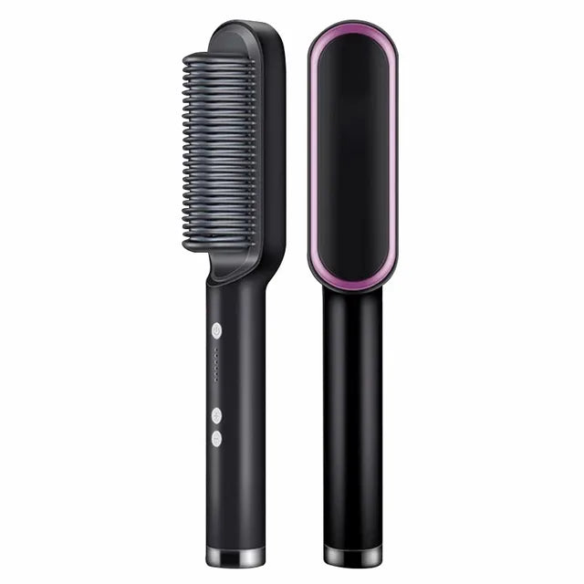 5-Setting Electric Hair Straightening Brush